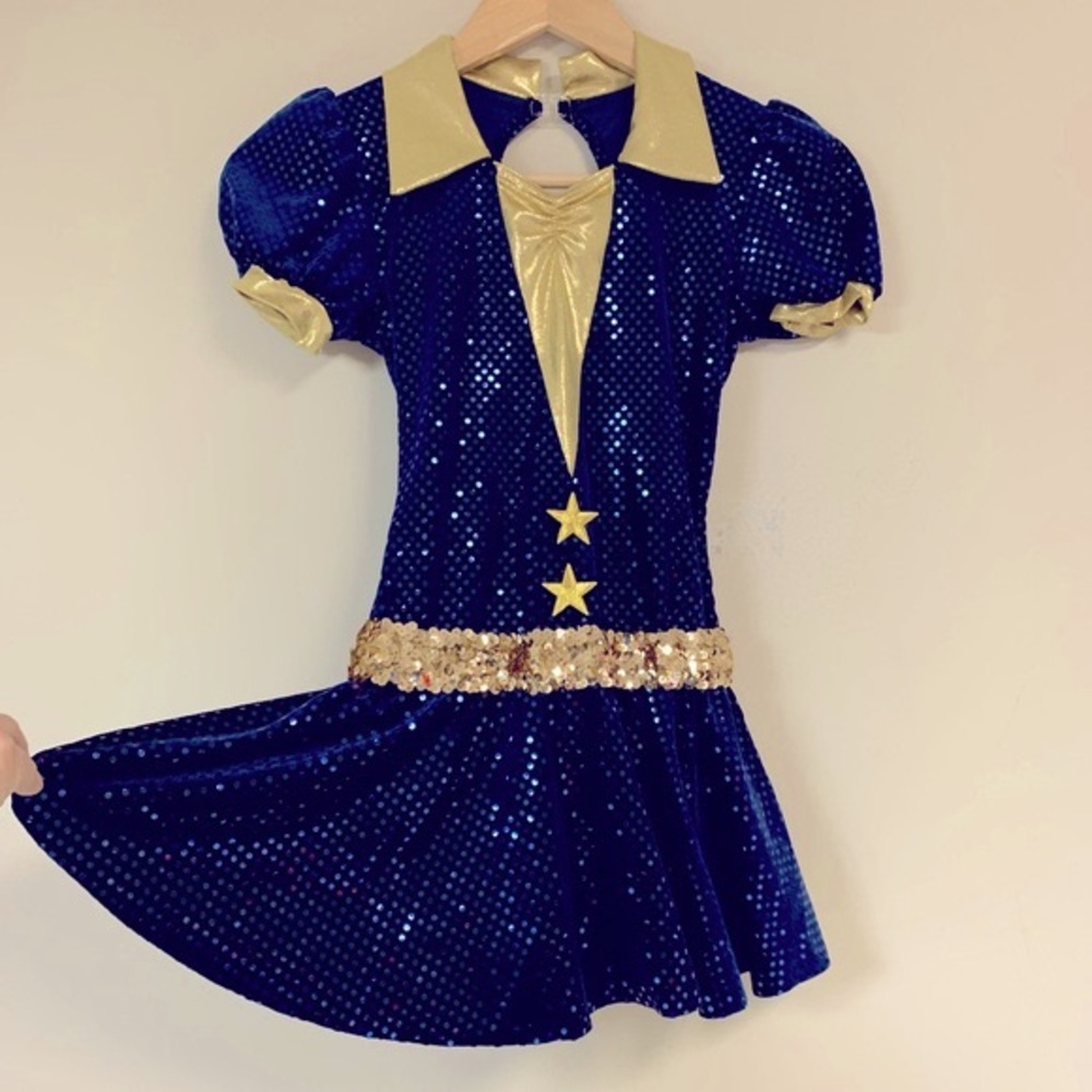 WISH COME TRUE Dance Costume Girl 14 American Dream Skate Sequin Tap Hip Hop Jaz
